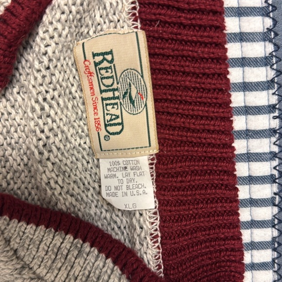 Vintage Made in USA Redhead Whitetail Sweater Size XL - Picture 2 of 6